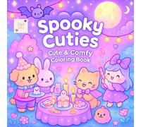Spooky Cuties Coloring Book: A Kawaii Halloween Journey with Friendly Ghosts and Cute Creatures