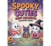 Spooky Cuties Cozy Moments Coloring Book: Moments Coloring Book Cuties Cozy for kids