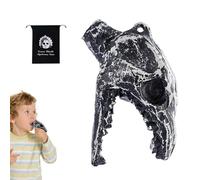 Spooky Design Death Whistle, Aztec Collectible Whistle, Sturdy Weird Sound Whistle, Decorative Screaming Prank Whistles 10.5cm for Halloween, Events, Outdoor, Indoor, Clay Material