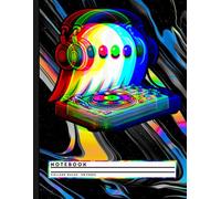 Spooky EDM Rave Notebook - Ghost DJ and Illusion Theme for Halloween Gift, Music Students, College Notes, and Party Writers