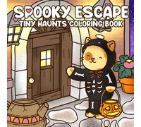 Spooky Escape: Coloring Book for Adults and Teens Featuring Spooky Animal Characters in Cozy Moments for Relaxation & Stress Release