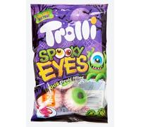 Spooky Eyes, Caramelle Gommose con Ripieno Liquido, 75 g, 4 Occhi per Confezione