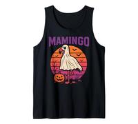Spooky Flamingo Mamingo Fun Halloween Tropicale da Donna Canotta