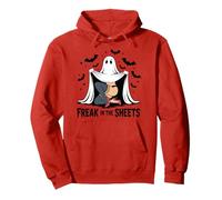 Spooky Freak The Sheets Ghost Outfit Adulto Humor Halloween Felpa con Cappuccio