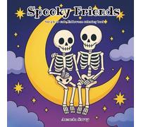Spooky Friends: A simple and cute Halloween coloring book