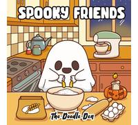 Spooky Friends: Bold & Easy Halloween Coloring Book