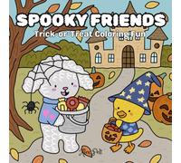 Spooky Friends: Trick-or-Treat Coloring Fun