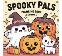 Spooky Fun Coloring Book for Kids: Easy Halloween-Themed Pages with Thick Lines for Boys and Girls Ages 4 - 10