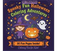 Spooky Fun Halloween Coloring Adventures: Coloring Fun for Kids
