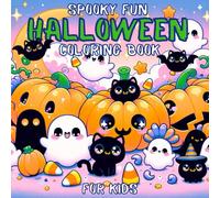 Spooky Fun: Halloween Coloring Book for Kids: 50 Simple and Cute Halloween Images for Little Artists