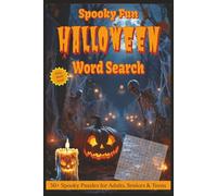 Spooky Fun Halloween Word Search: A Scary Puzzle Adventure Filled with Creepy Fun - Enjoy Easy Read Print for Adults & Seniors with Compact 6x9 Inch Carry-Anywhere-Size