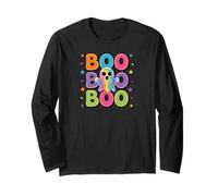 Spooky Ghost Boo Lover Halloween Creature Monster Maglia a Manica