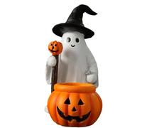 Spooky Ghost Figurine Decor - Halloween Resin Scultura, Haunted Statua Accento, Horror Prop | Decorazione Per La Visualizzazione Di Ornamenti Per Vacanze Festivi, Accessorio Da Tavolo Hollow