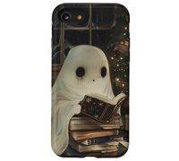 Spooky Ghost Reading Holiday Christmas Tree Custodia per iPhone SE (2020) / 7/8