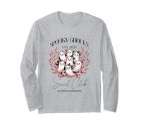 Spooky Ghouls Social Club Divertente Halloween Tutto l'anno Maglia a Manica