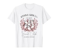 Spooky Ghouls Social Club Divertente Halloween Tutto l'anno Maglietta