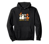 Spooky Goose Halloween Silly Meme Divertente Donne Bambini Felpa con Cappuccio