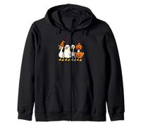 Spooky Goose Halloween Silly Meme Divertente Donne Bambini Felpa con Cappuccio