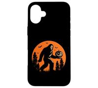 Spooky Halloween Bigfoot Pumskin Camicia Uomo Donna Custodia per iPhone 16 Plus