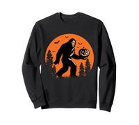 Spooky Halloween Bigfoot Pumskin Camicia Uomo Donna Felpa
