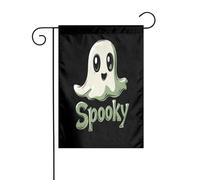 Spooky Halloween Cartoon Ghost Garden Flag 30x45cm verticale double face fattoria vacanze decorazioni esterne bandiera cortile