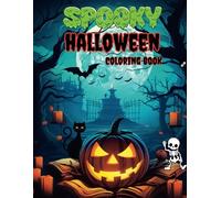 Spooky Halloween Coloring Book: 101 coloring pages