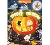 Spooky Halloween Colouring Book for Kids: Cute Halloween Activity Book, Halloween Themed Colouring Pages, with Black Cats, Ghosts, Witches inside, ... Ages & Halloween Party Favors & Goodie Bag