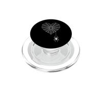 Spooky Halloween Costume Heart Love Spider Web for Men Women PopSockets PopGrip per MagSafe