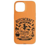 Spooky Halloween, Creepy WitchCraft Pissing People Off, Lady Custodia per iPhone 15