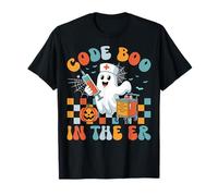 Spooky Halloween Emergency Room Nurse - Codice Boo in The ER Maglietta