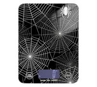 Spooky Halloween Spider Web Nero Display LCD Mini Bilancia per Cibo 5 kg/0 18oz 5kg/5g (Scenario) Piccola bilancia digitale da cucina con 4 unità per dieta dieta báscula para pesar comida