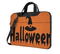 Spooky Halloween Witch Hat Laptop Bag Laptop Case 15.6 Pollice Computer Borse Imbottito Manica Copertura Per Donne Uomini