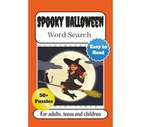 Spooky Halloween Word Search Puzzle Book: Word Searches with Easy to Read Print about Witches, Ghosts, Scary Stuff and More| 6x9 inches, 110 pages| ... Gifts for Halloween, Holidays, Vacations, etc