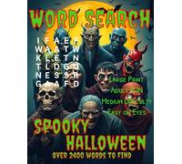Spooky Halloween: Wordsearch: Over 2400 Words to Find