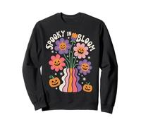 Spooky in Bloom Halloween Boho Vibes Felpa
