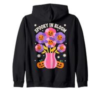 Spooky in Bloom Halloween Boho Vibes Felpa con Cappuccio