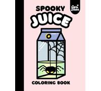 Spooky Juice: Bold & Easy Halloween Coloring Book: Spider Milk, Pirate Punch, Eye Elixir & Boo Brew | Large, Cute Halloween Coloring Book for Kids, ... | Cari Toon Jumbo Juice Series | 8.5x11"