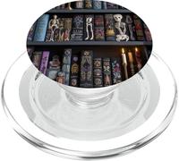Spooky Library Bookshelf Pattern for Book Lovers & Readers PopSockets PopGrip per MagSafe