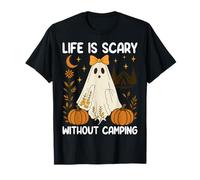 Spooky Life is Scary Without Camping Maglietta