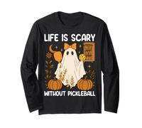 Spooky Life is Scary Without Pickleball Maglia a Manica