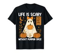 Spooky Life is Scary Without Pumpkin Spice Maglietta