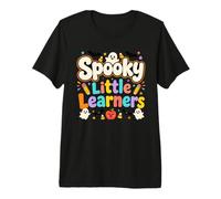 Spooky Little Learners, Apple Ghost Design Maglietta Premium