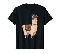 Spooky Llama Halloween Vibes - Grafica animale carino Maglietta