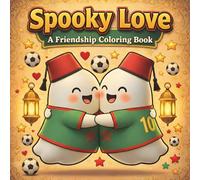 Spooky Love: Bold and Easy Cute Ghost Coloring Pages for Teens and Adults Featuring Friendship, Soccer Love, and Cozy Cultural Vibes