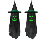 Spooky Luminous Halloween Ghost Decoration For Porch Yard Garden Display | Luminous Flying Ghost Decoration Creates A Spooky Seasonal Display Across Outdoor Spaces With Eye Catching Halloween Style