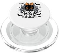 Spooky Mama Halloween gatto carino fiocco PopSockets PopGrip per MagSafe