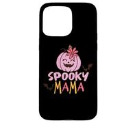 Spooky Mama Halloween zucca pipistrello Custodia per iPhone 15 Pro Max