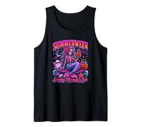 Spooky Mermaid Club Summerween Retro Synthwave Beach Canotta
