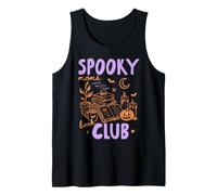 Spooky Moms Book Club Halloween Reader Bookish Book Lover Canotta