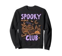 Spooky Moms Book Club Halloween Reader Bookish Book Lover Felpa